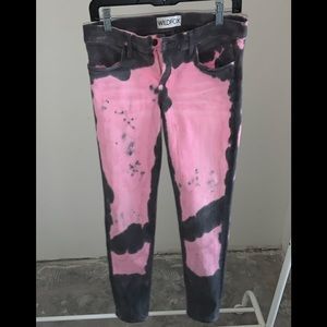 Wildfox, size 31, pink and black